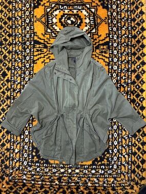 Rare! Vintage Topshop Military-Style Poncho